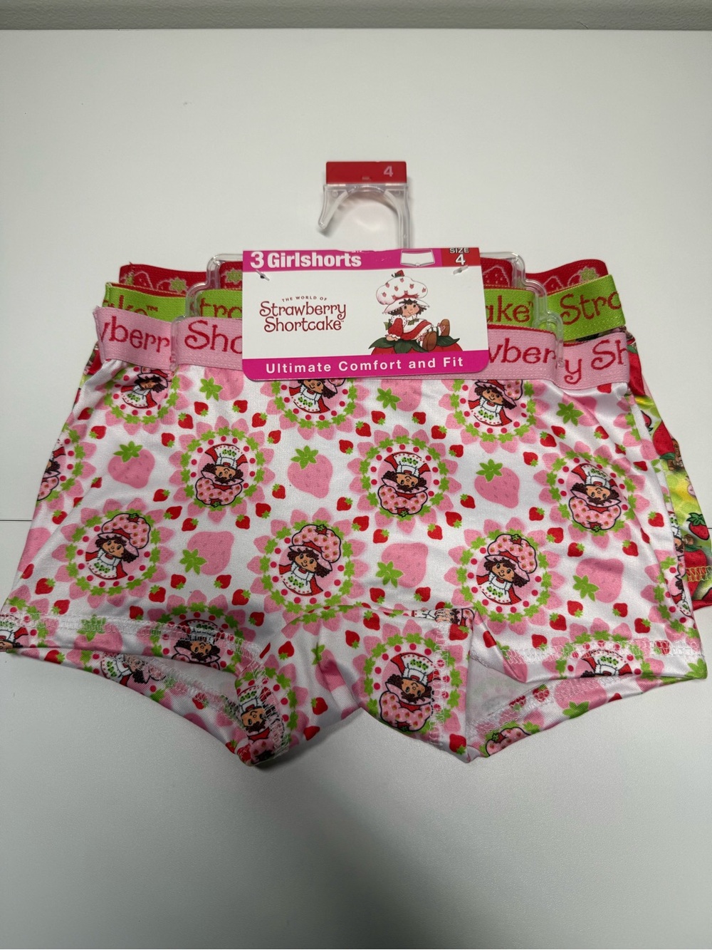 Strawberry Shortcake Kids Girl shorts Underwear Size 4